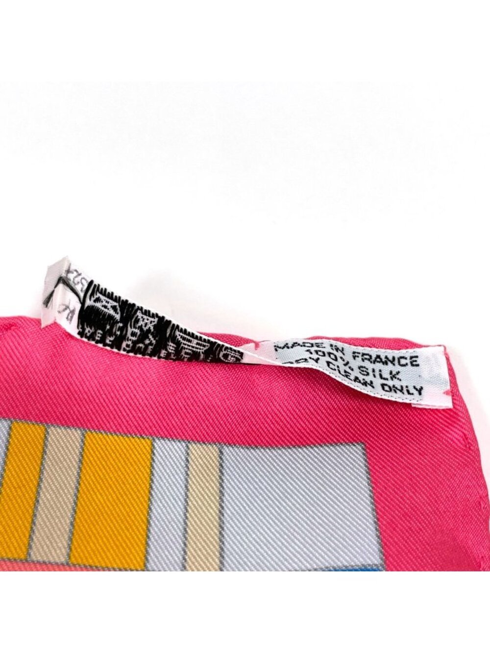 Hermes Carre 90 Prieres AU Vent Scarf Prayer in the Wind Silk Pink Multicolor - Picture 3 of 5